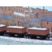 HORNBY Rake of TWO Iron-Sided 26 Ton Open STONE Wagons with with Real Stone/Ballast Load Added